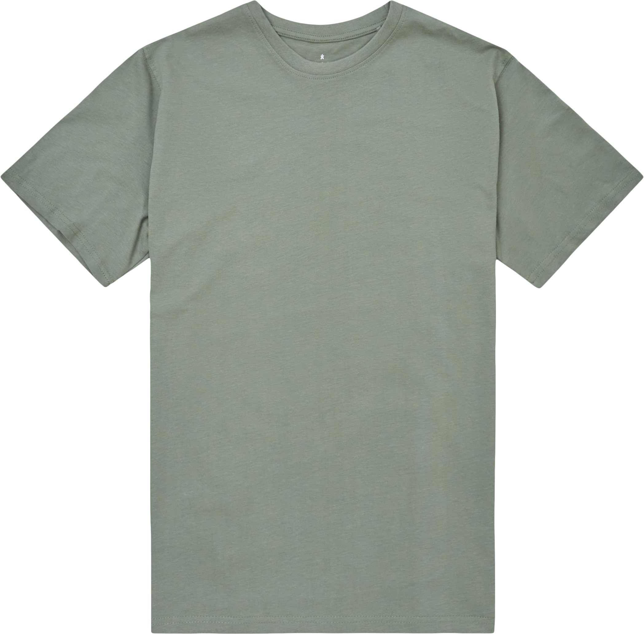 Brandon T -shirt med rund hals - T-shirts - Regular fit - Grön
